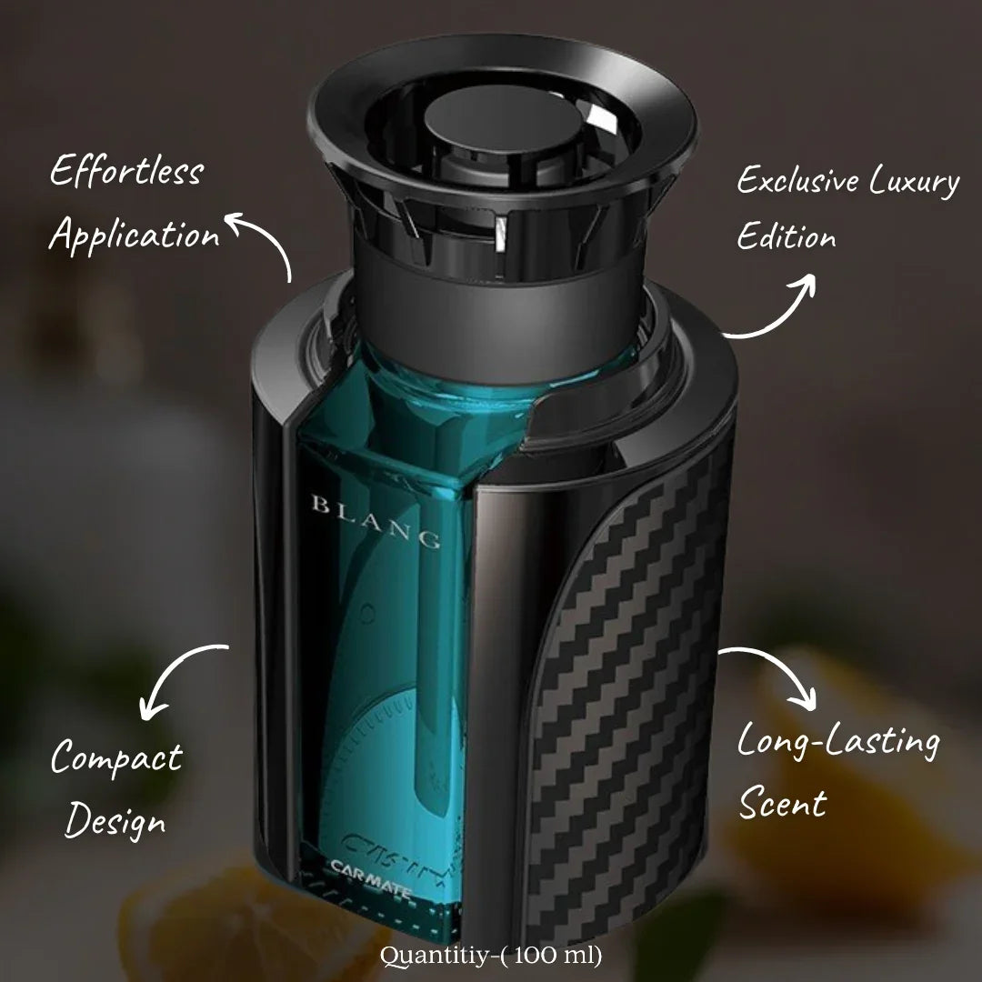 Luxury car air freshener with long-lasting scent, compact design, and effortless application, 100ml