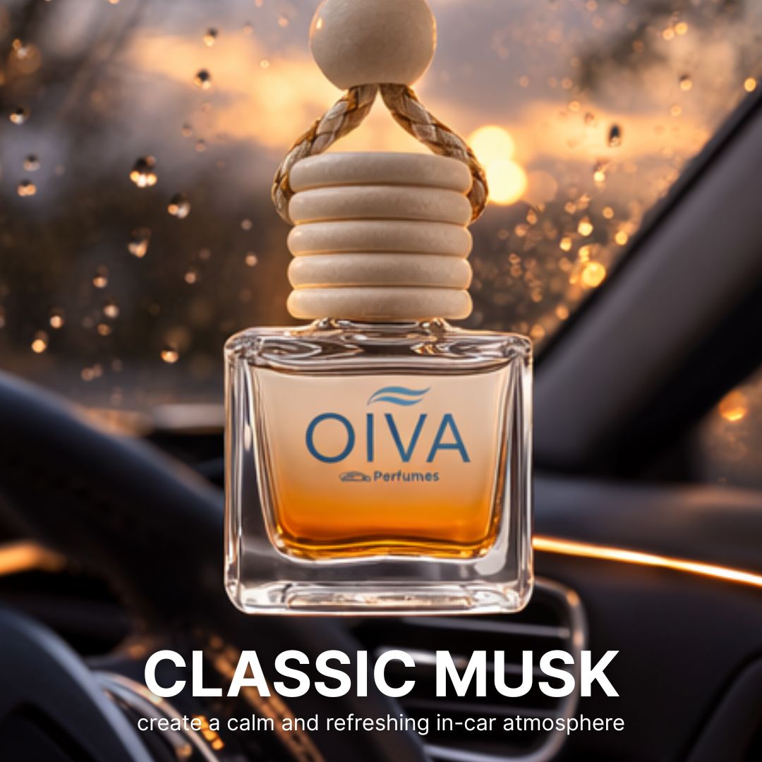 Elpis OIVA Classic Musk Car Perfume – A Calm, Timeless Blend of Citrus, Lavender & Musky Woods