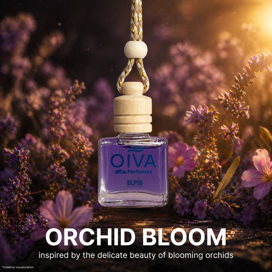 Elpis OIVA Orchid Bloom Car Perfume – A Soft, Elegant Floral Fragrance for Your Car