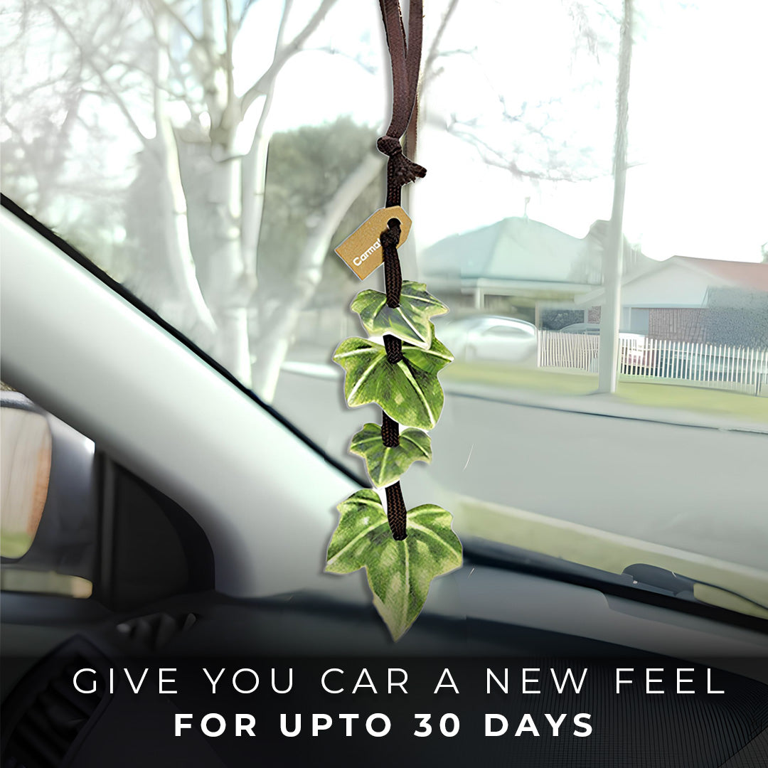 Paper-type hanging Luno Hanging Leaf White Bergamot - Elpis Auto