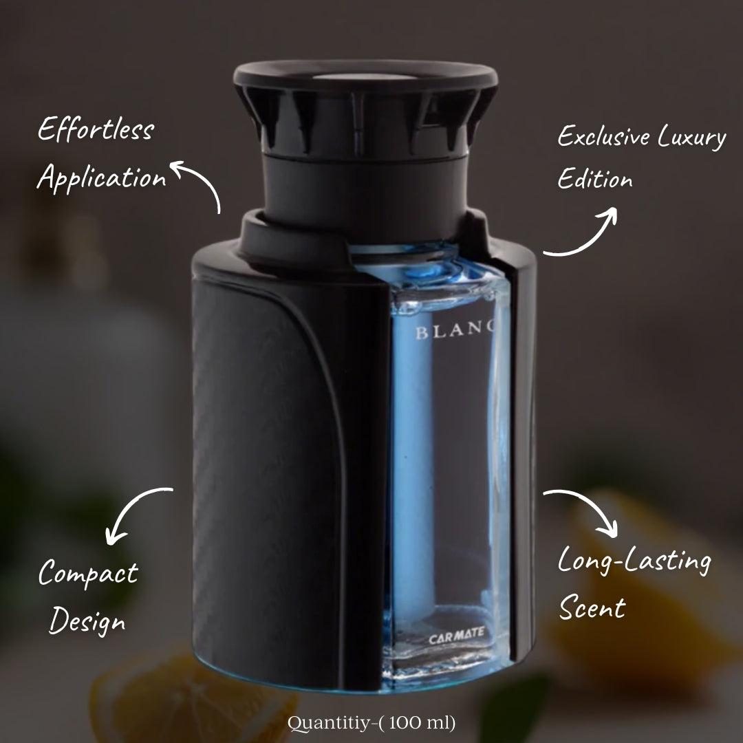 Carmate Blang Opium FE511 Car Air Freshener Liquid Perfume – 100ml Luxury Fragrance, Long Lasting Scent, Fits Cup Holder & Dashboard