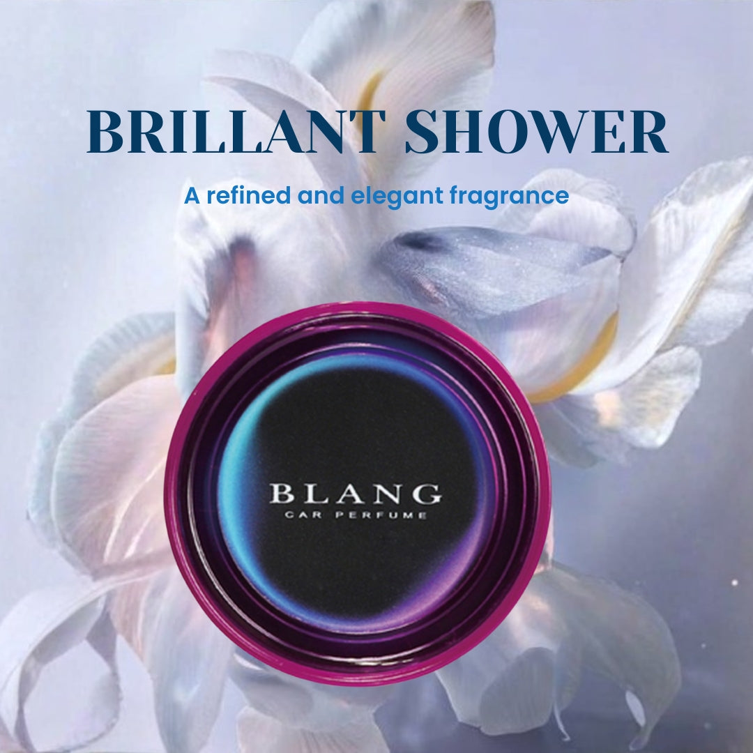 Carmate Blang Brilliant Shower Car Air Freshener Clip – Long-Lasting Odor Eliminating Car Perfume (30 Days)