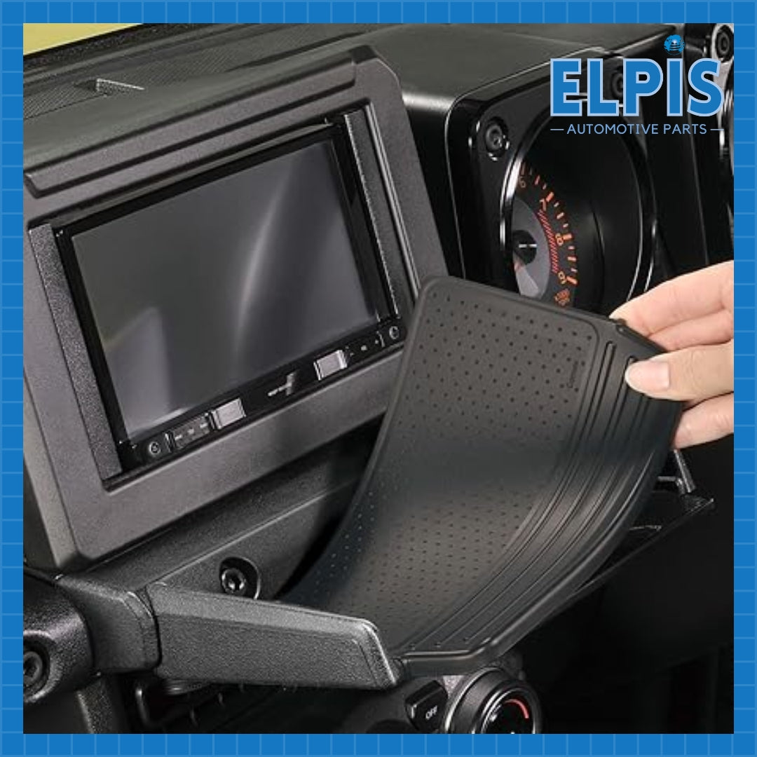 Carmate NZ819 Car Tray, Exclusively for Jimny (JB64), Jimny Sierra (JB74), Tray, Table, Non-Slip, with Mat, Black