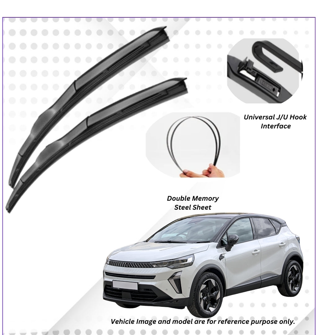 For Nissan/Renault Captur ELPIS® Premium Quality Hybrid Wiper Blades, DIY
