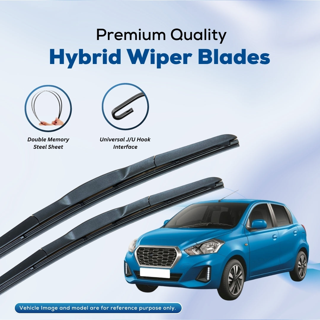 For Nissan/Renault Datsun Go/Go+ ELPIS® Premium Quality Hybrid Wiper Blades.