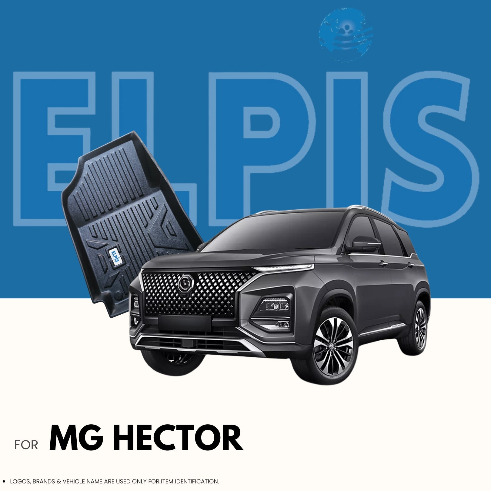 Suitable for MG Hector 2021 Onwards ,ELPIS® Premium Quality Car Floor Mat LLM.