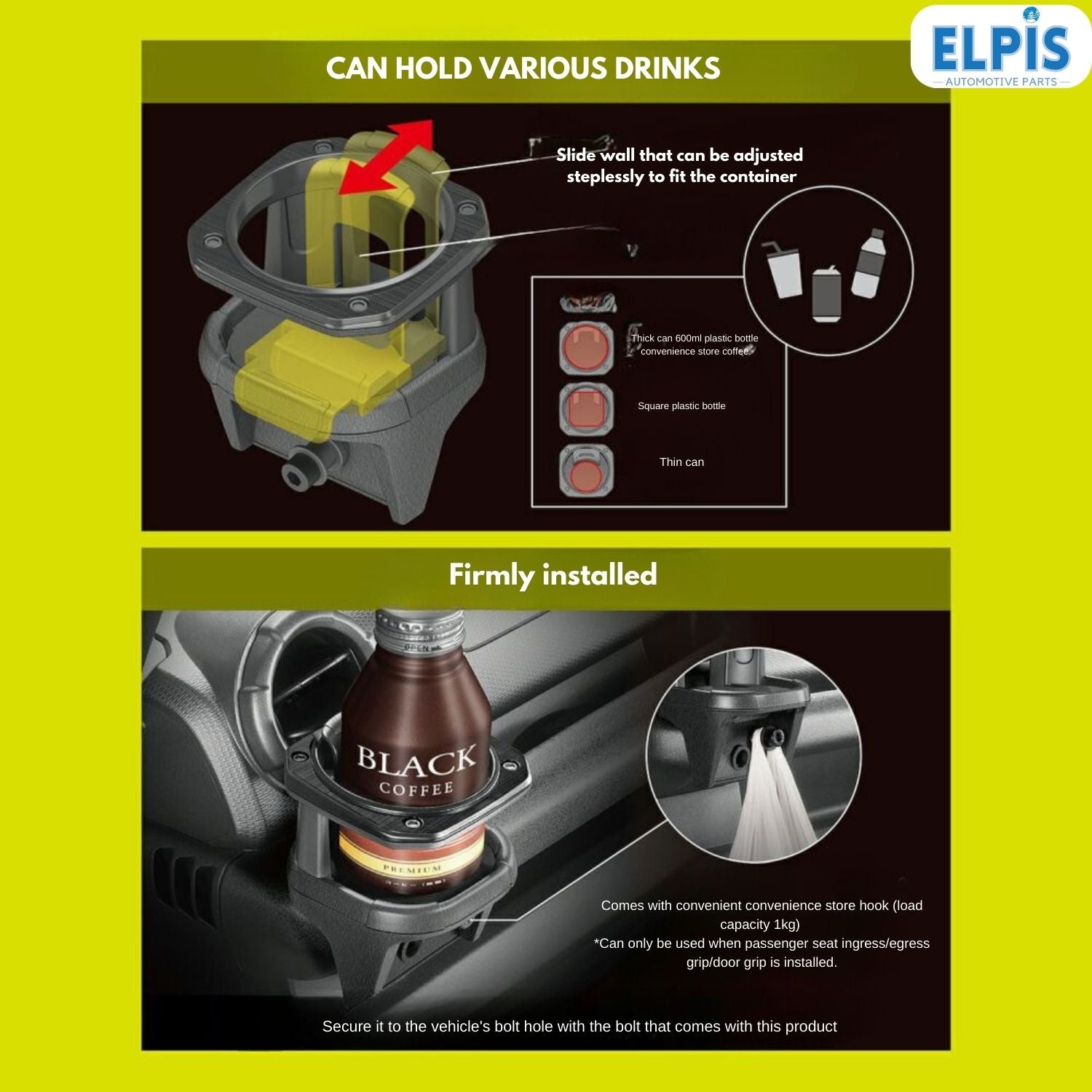 Drink Holder for Jimny| Car AC drink holder| Beverages holder for car - Elpis Auto