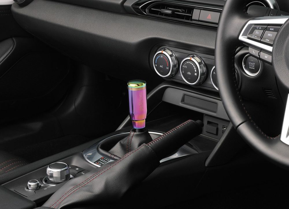 Titanium Coated Neochrome Gear Shift Knob - Universal Fit, Stylish Design, Durable, Easy Installation - Elpis Auto