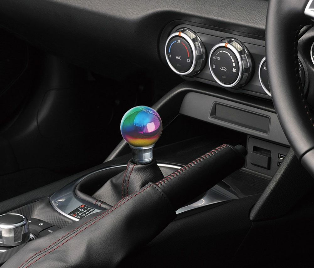 Titanium Coated Neochrome Gear Shift Knob - Universal Fit, Stylish Design, Durable, Easy Installation - Elpis Auto