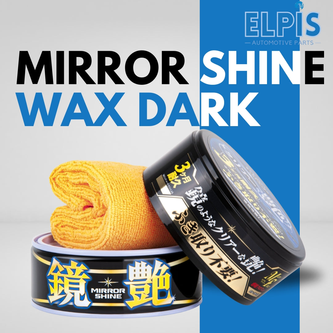 SOFT99 Mirror Shine Dark Wax – 200g, Car Paint Wax for Gloss Enhancement & Protection, Made in Japan