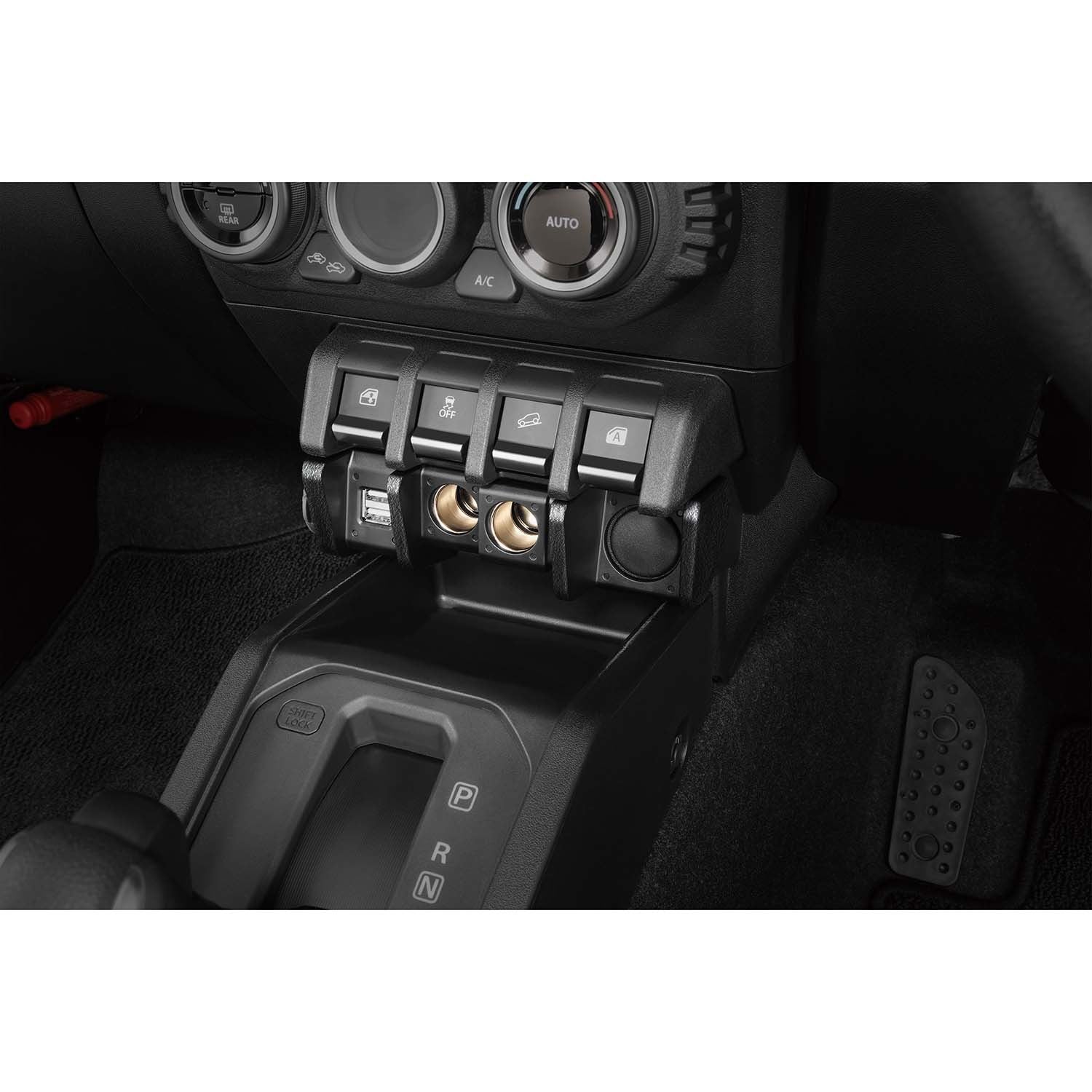JIMNY- 2 Sockets + 2USB + High power Max Rating 3A- Downlight - Elpis Auto