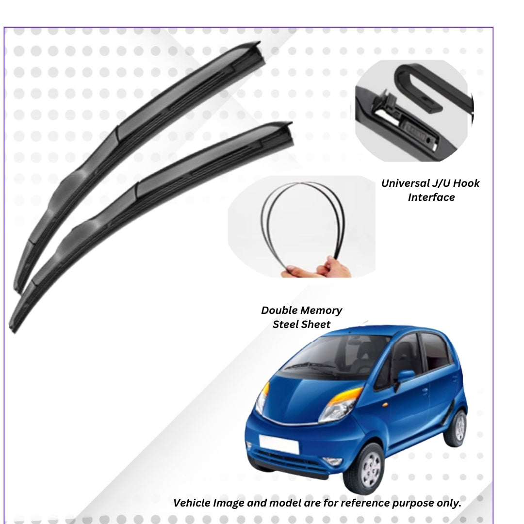 For TATA Nano ELPIS® Premium Quality Hybrid Wiper Blades, DIY