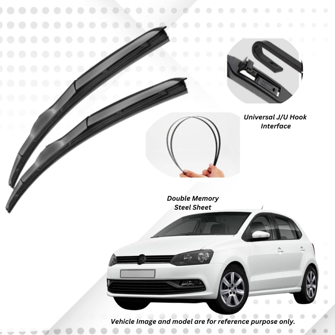 For Polo/Vento/Ameo ELPIS® Premium Quality Hybrid Wiper Blades.