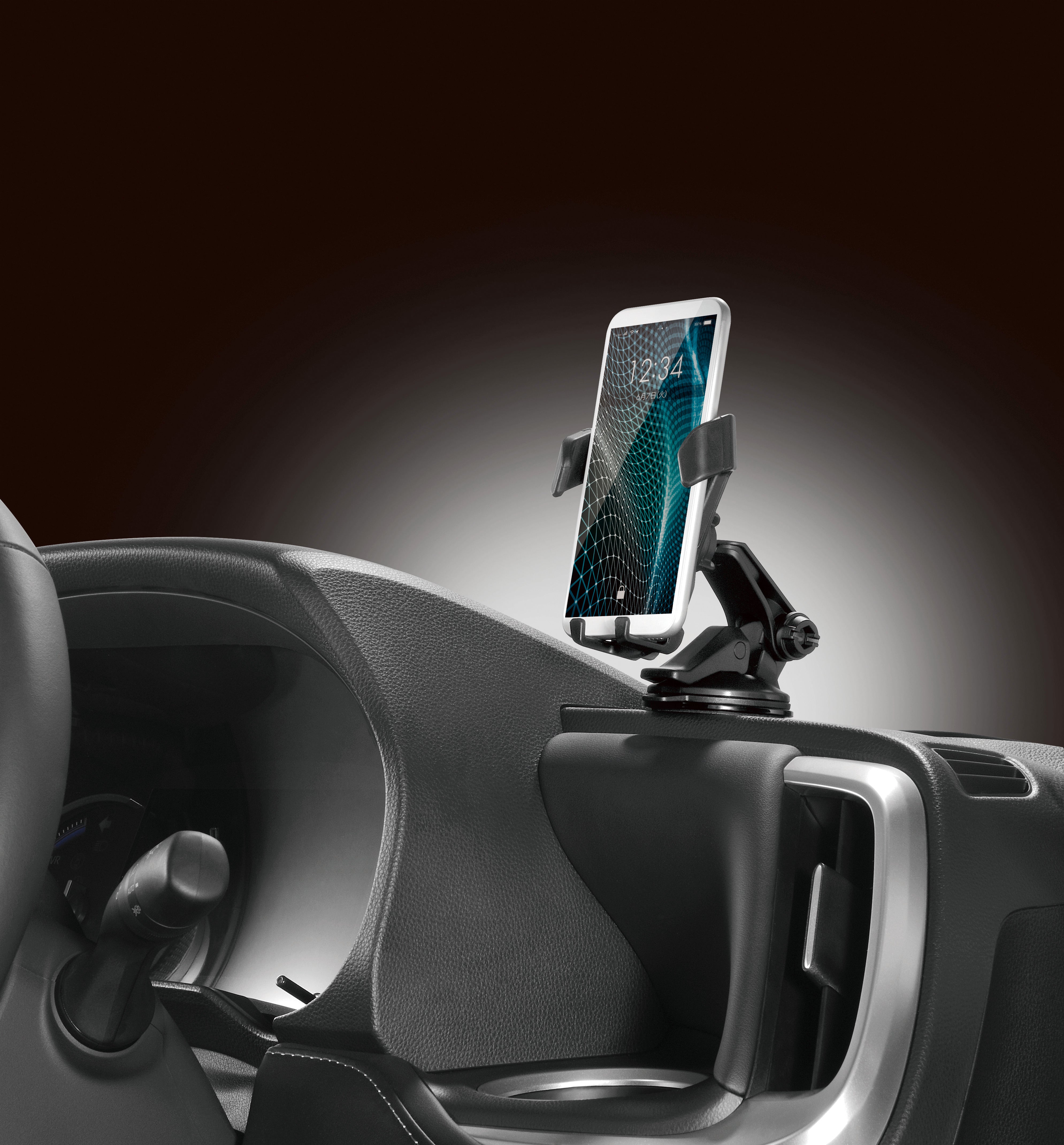 Car Smartphone Holder, Black - Elpis Auto