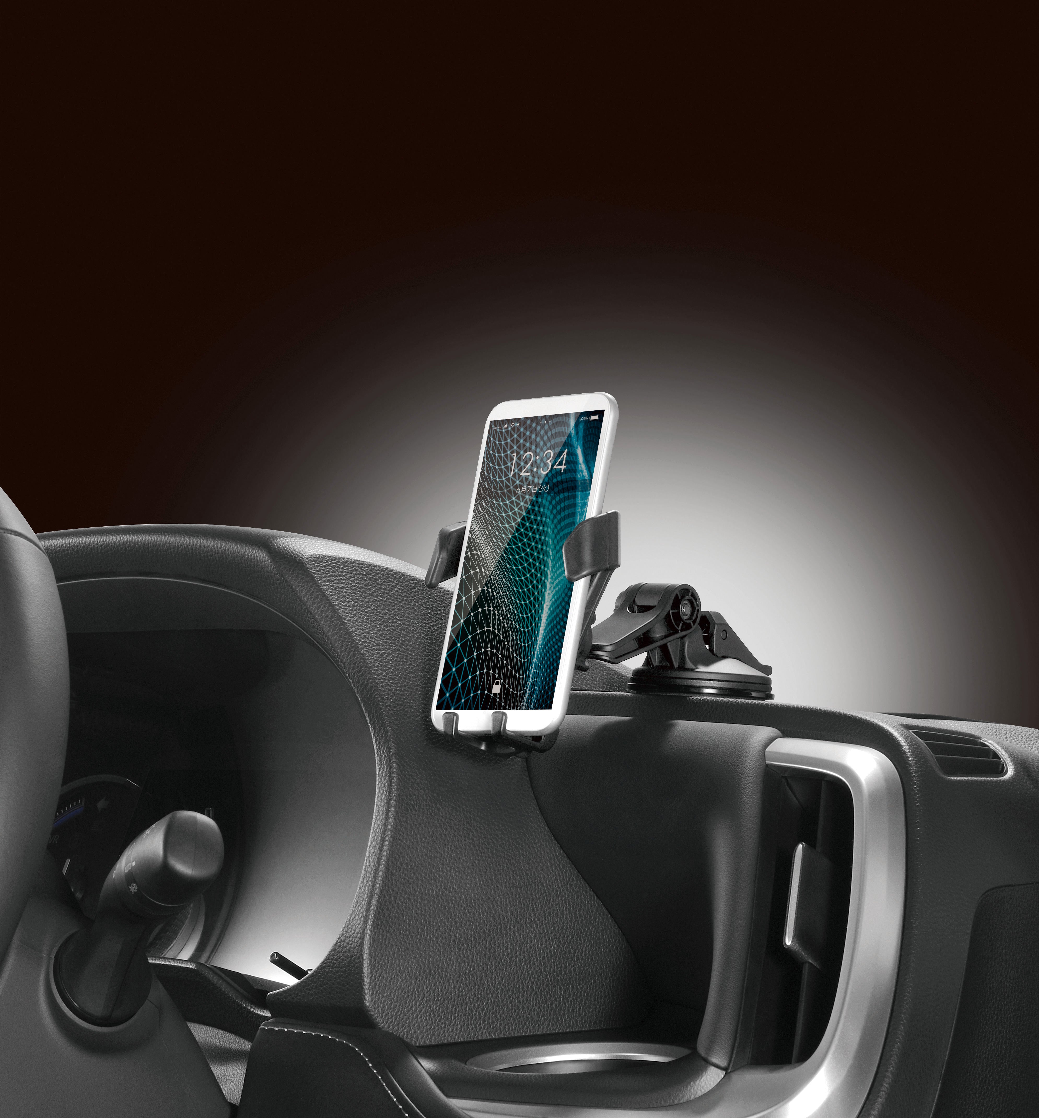 Car Smartphone Holder, Black - Elpis Auto