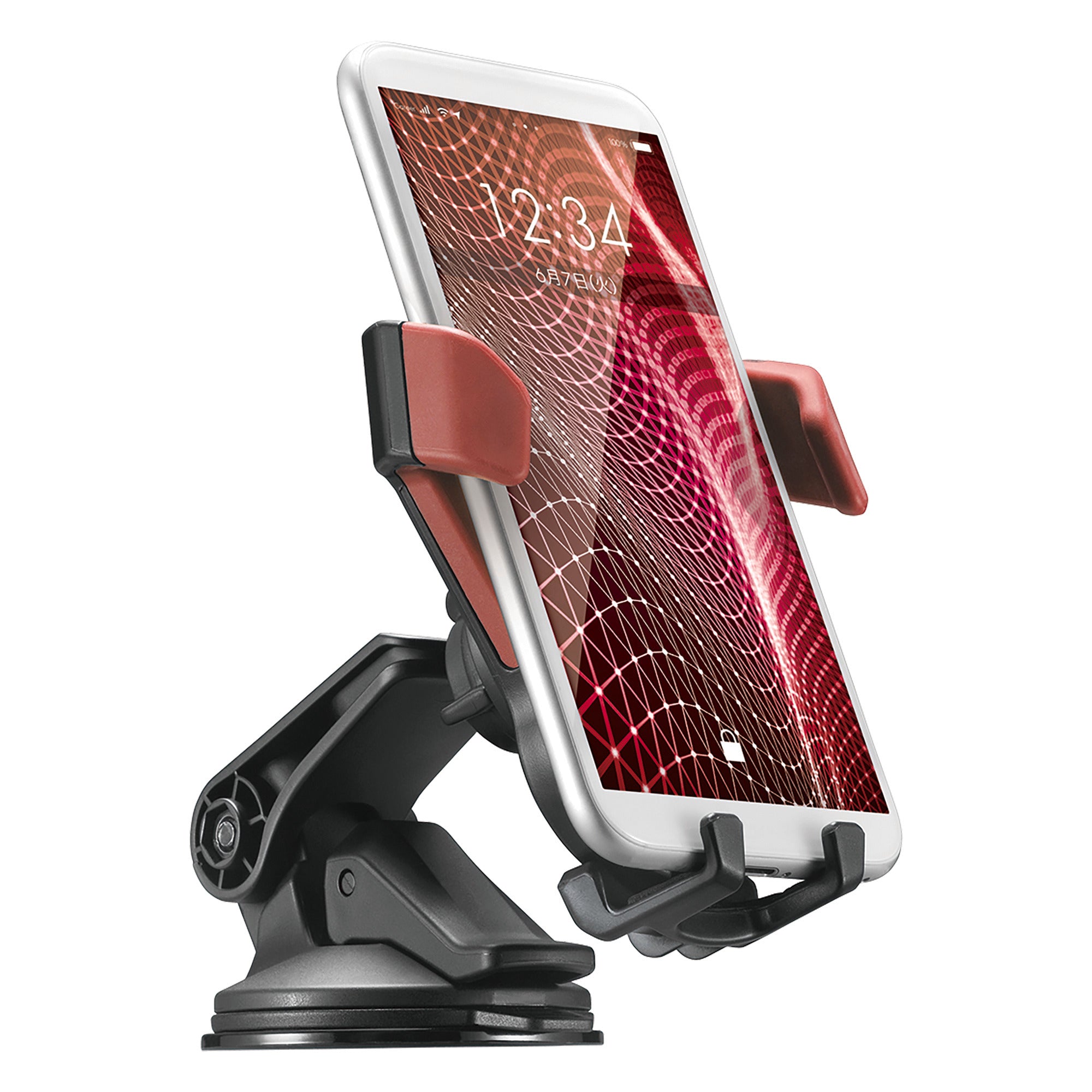 Car Smartphone Holder, Red - Elpis Auto