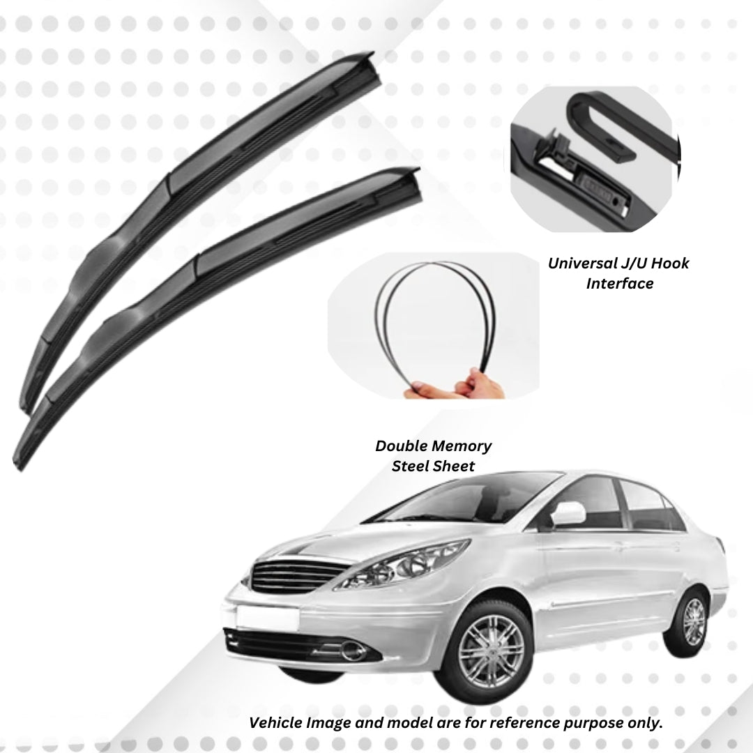 For TATA Tigor/Indica(New)/Indigo ELPIS® Premium Quality Hybrid Wiper Blades.