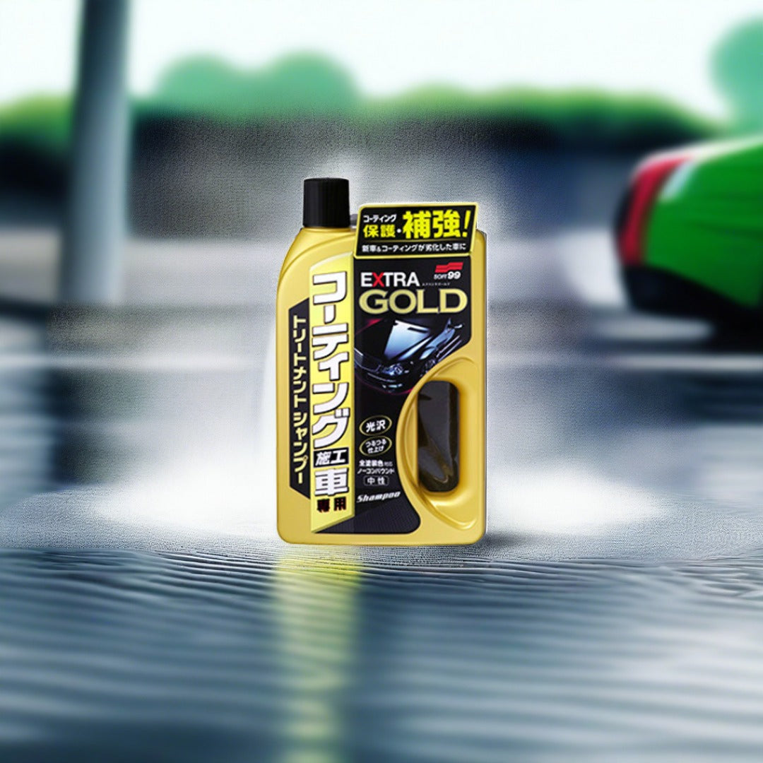 EXTRA GOLD Treatment Shampoo for Coated Cars - Premium Car Wash, Enhances Coating, Protects Paint, 500ml - Elpis Auto