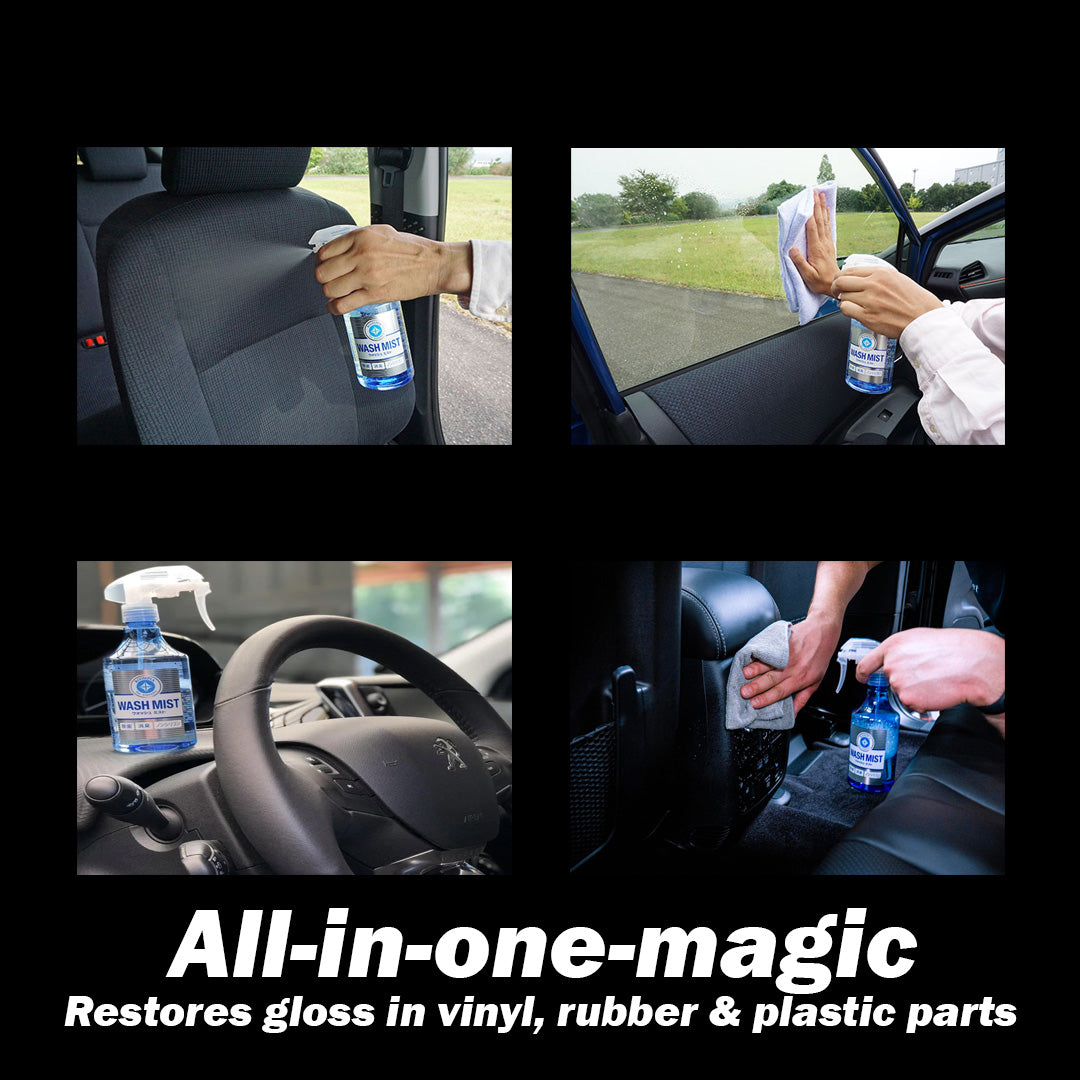 WASH MIST Cleaner for Auto Interior - Multi-Surface Car Cleaning Spray for Dashboard, Seats, Upholstery, and More - Elpis Auto