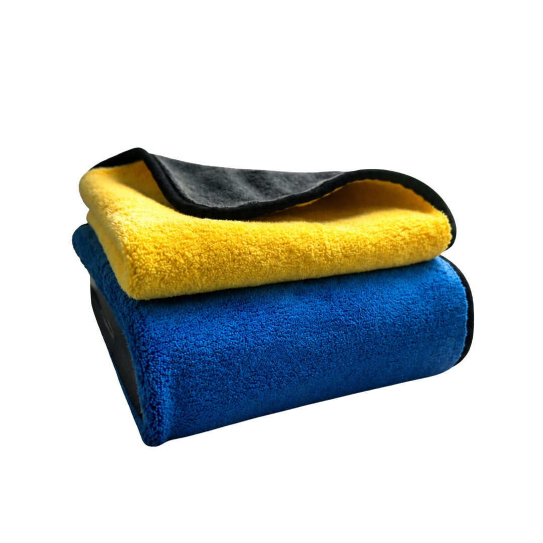 Microfiber Towel 800 GSM – Pack of 2 Premium Plush Car Drying & Buffing Towels