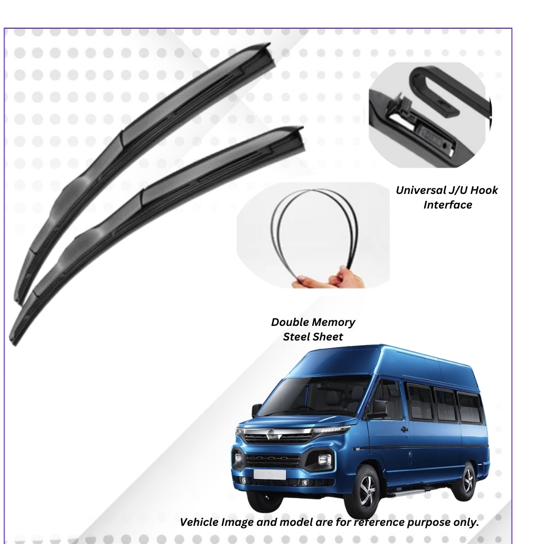 For TATA Winger ELPIS® Premium Quality Hybrid Wiper Blades.