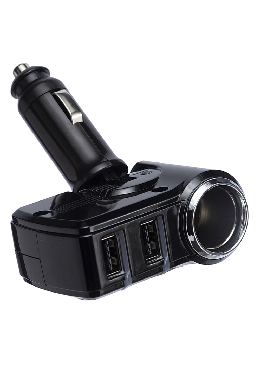 Universal USB Charging Socket with LED Indicators for Cars - Dual USB Ports, Quick Charge, Easy Installation, Durable Protection - Elpis Auto