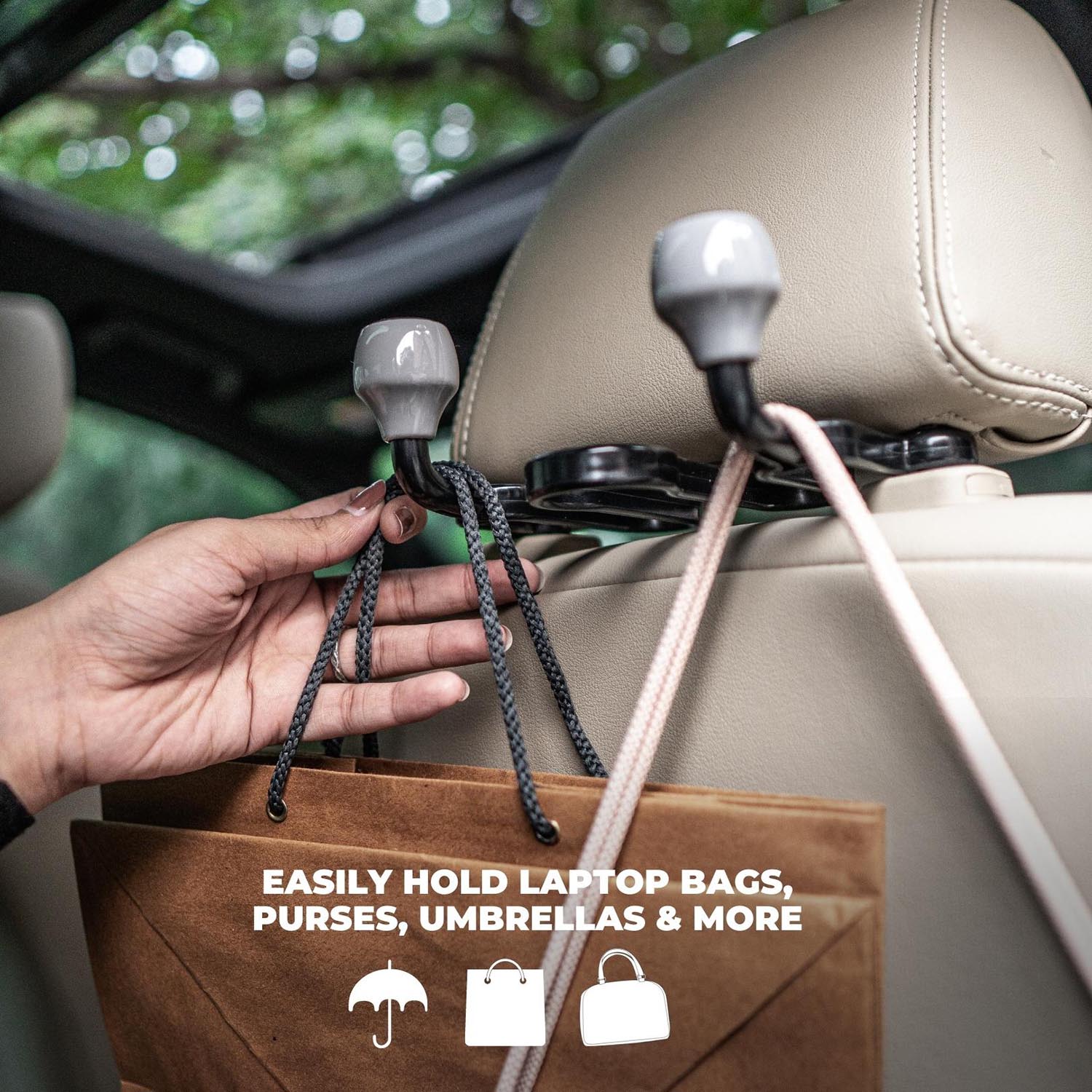 Double Armed Headrest Hook - Elpis Auto