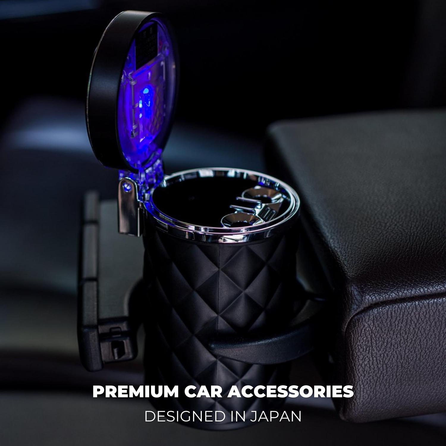 Car dustbin with LED Light - Elpis Auto