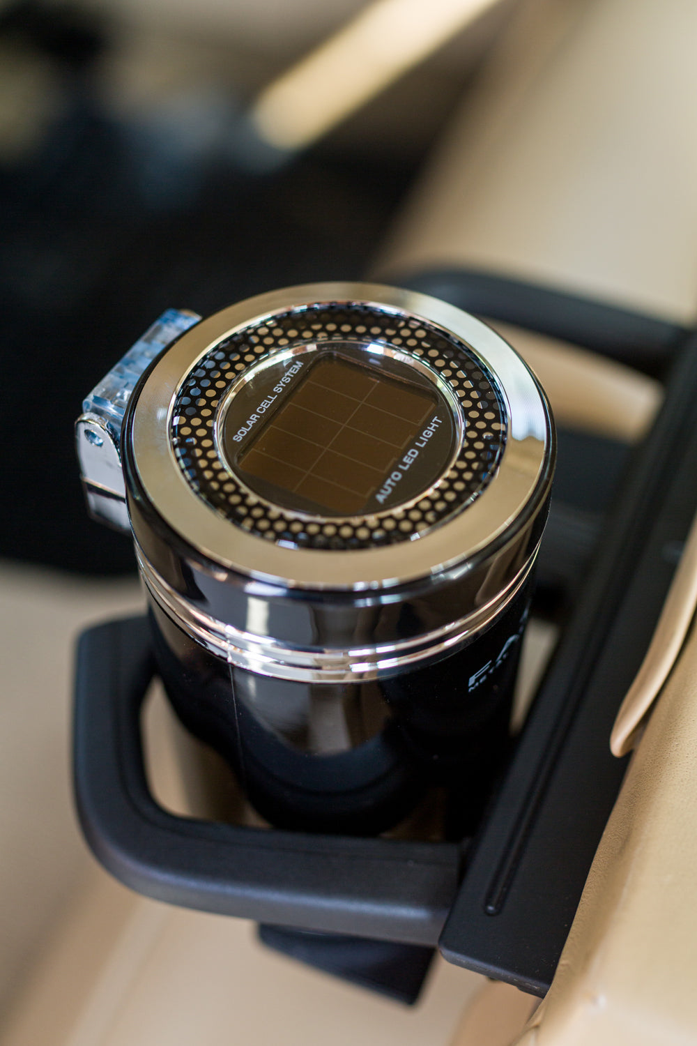Solar-Powered LED Ashtray