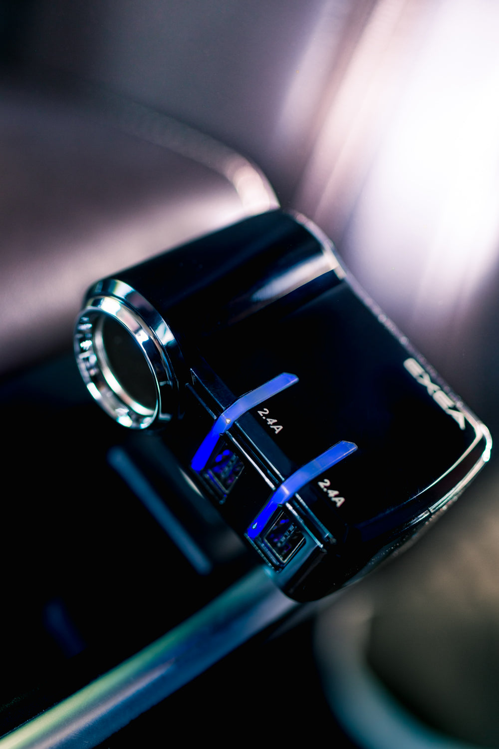 Universal USB Charging Socket with LED Indicators for Cars - Dual USB Ports, Quick Charge, Easy Installation, Durable Protection - Elpis Auto