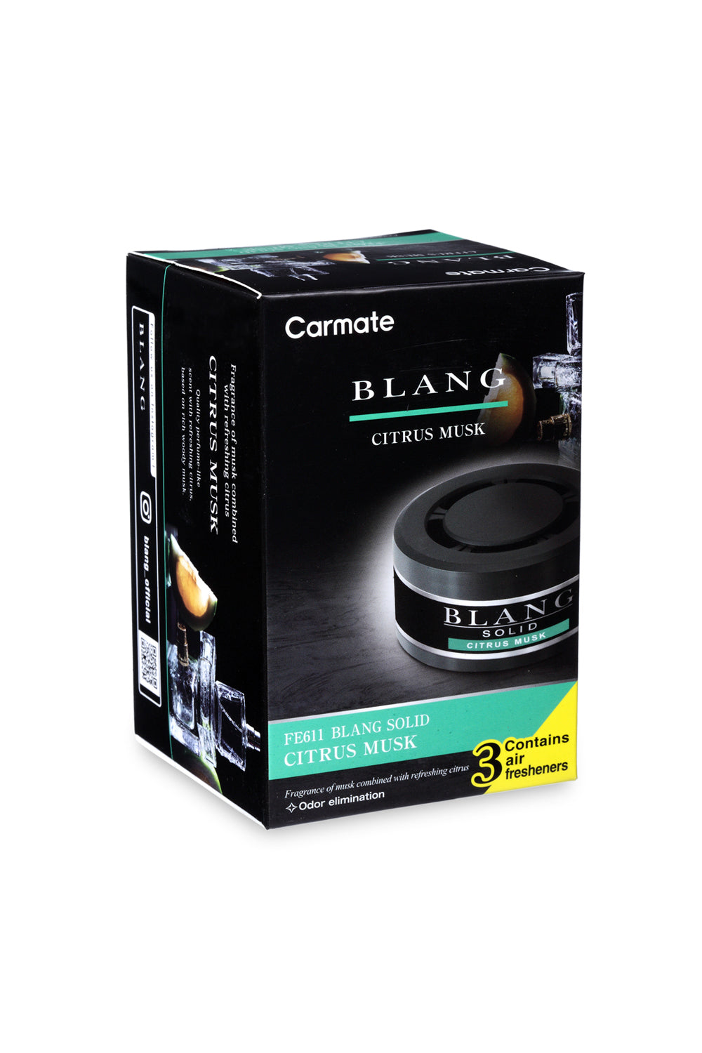 Blang Solid 3p Citrus Musk- Pack of 3Pcs - Elpis Auto