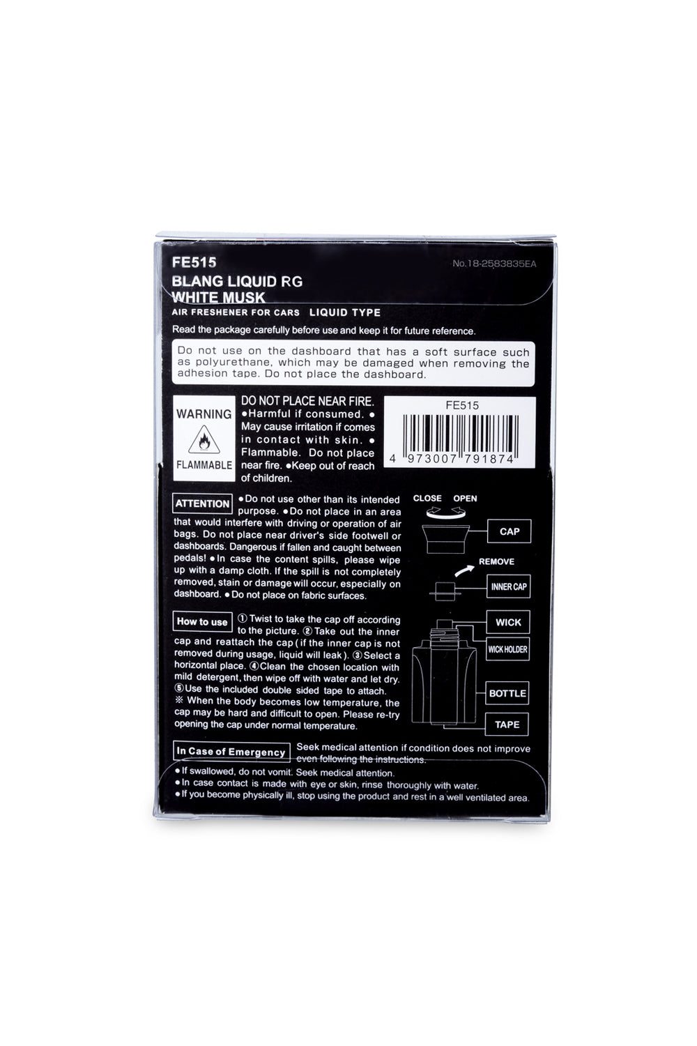 Blang Liquid Rg White Musk - Elpis Auto