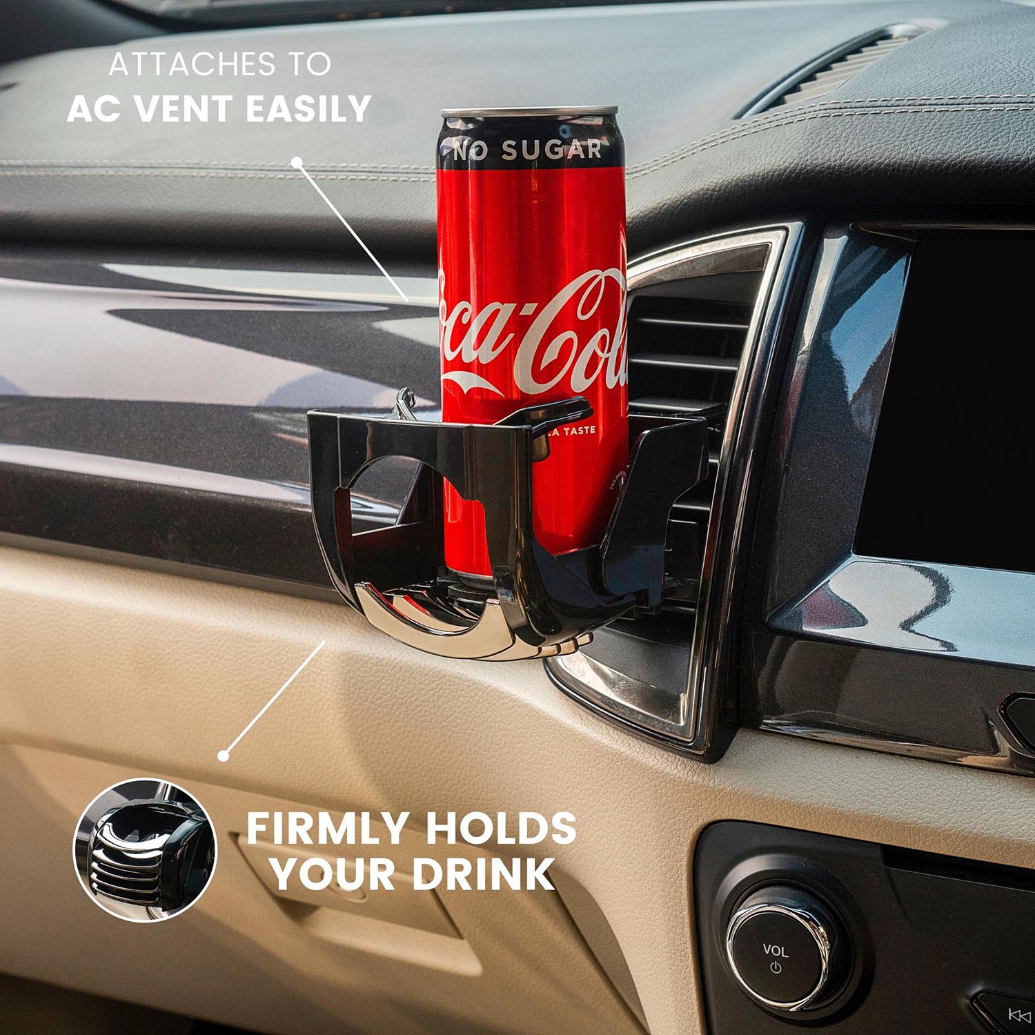 Drink Holder For AC Vents - Elpis Auto