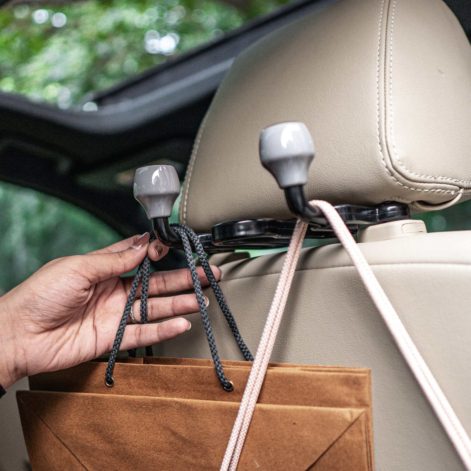 Double Armed Headrest Hook - Elpis Auto