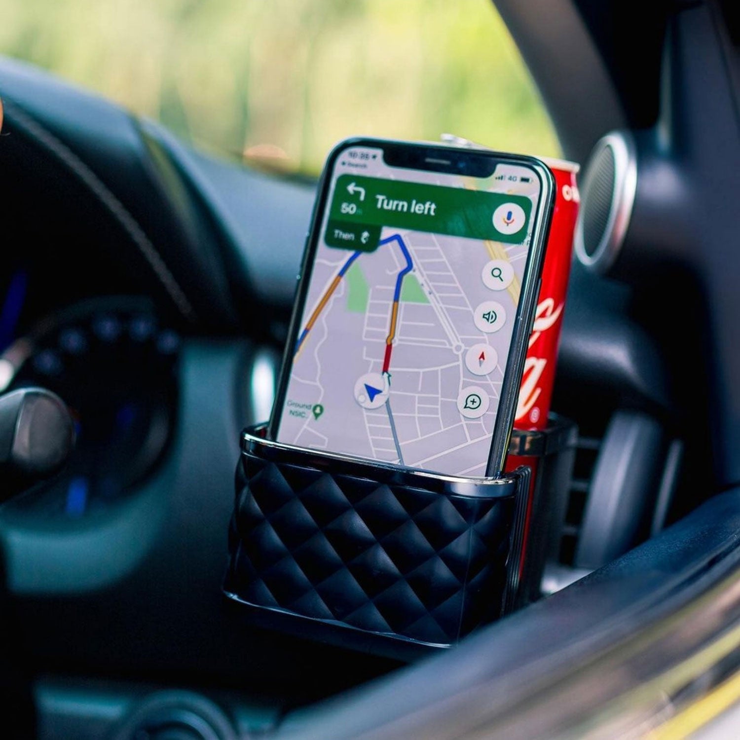 Phone And Cup Holder - Elpis Auto