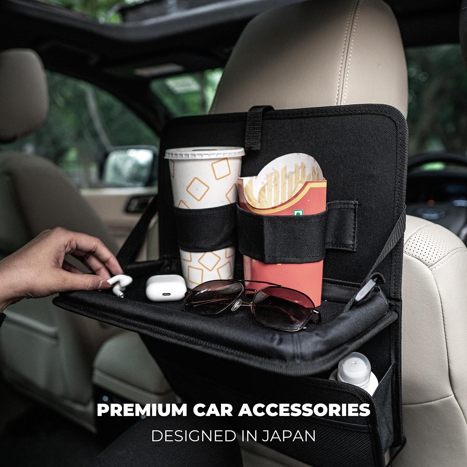 Rear Tray & Pocket- Fabric - Elpis Auto