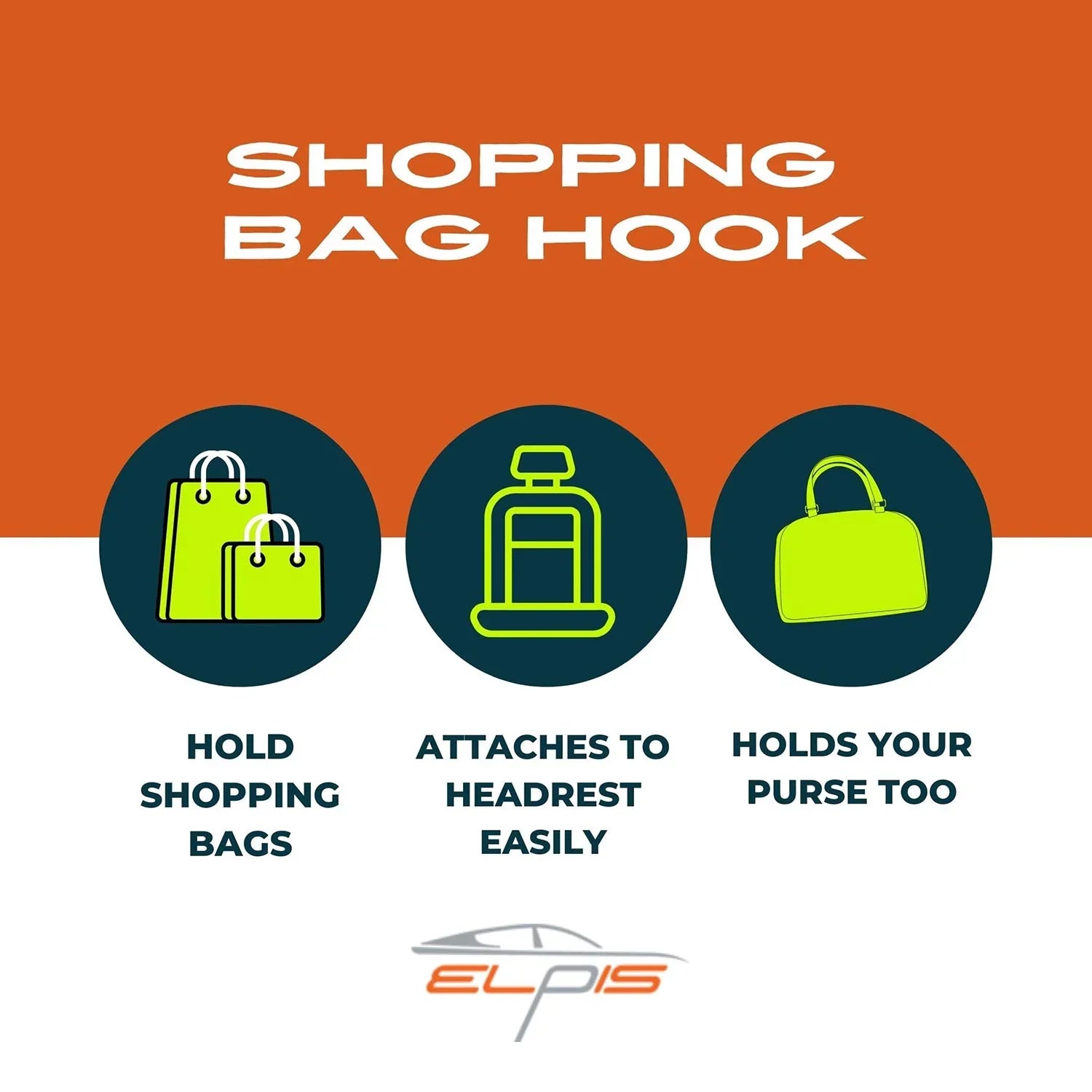 Shopping Bag Hook - Elpis Auto