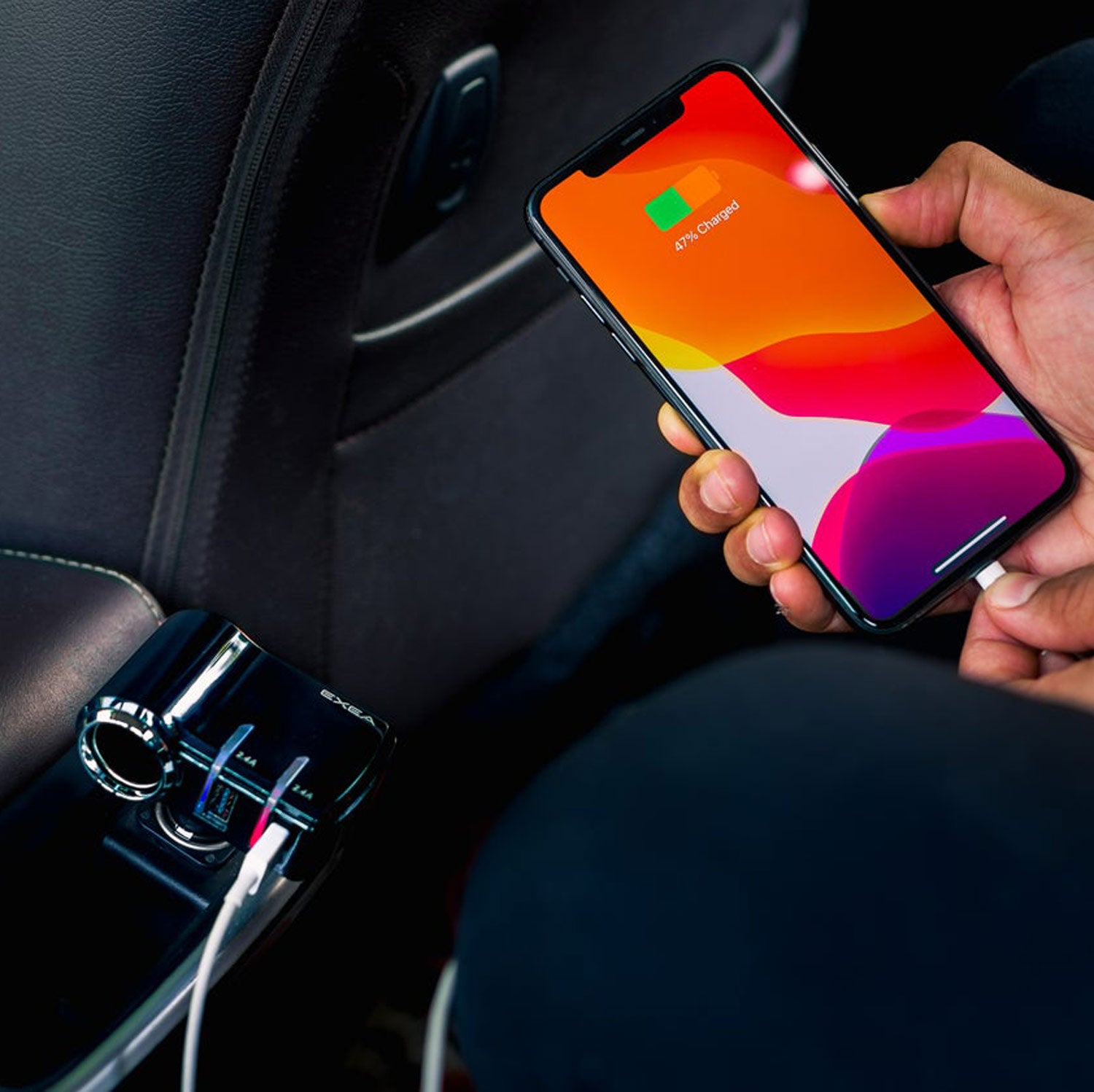 Universal USB Charging Socket with LED Indicators for Cars - Dual USB Ports, Quick Charge, Easy Installation, Durable Protection - Elpis Auto