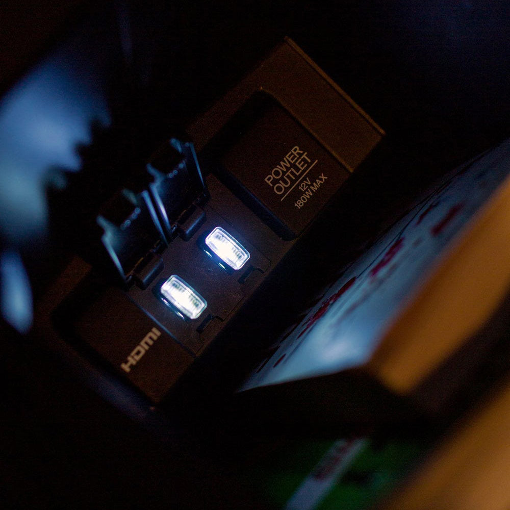 Illuminated USB Port Cover for Cars - Universal Fit, LED Light, Easy Installation, Durable Protection - Elpis Auto