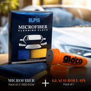 Glaco Roll-On + 600 GSM Microfiber Cloth Combo