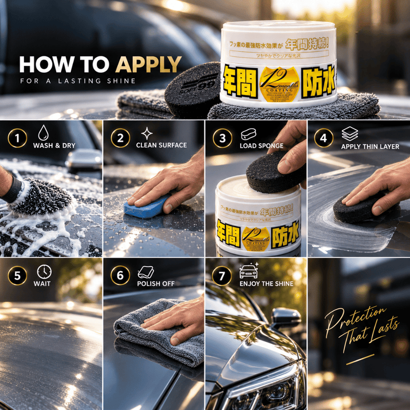 Soft99 Fusso Coat 12 Months Wax for Light Cars - 200g