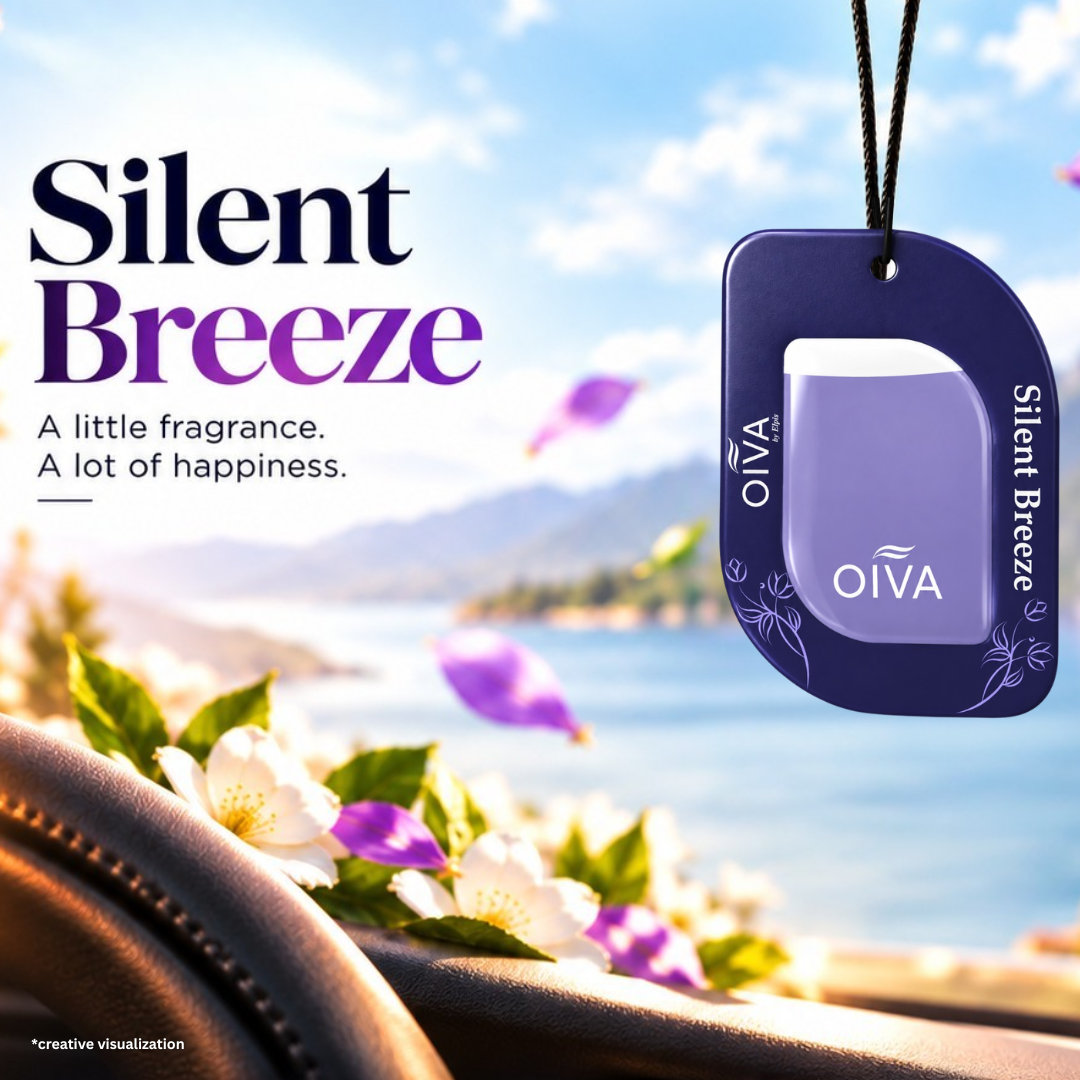 OIVA GEL CAR HANGING PERFUME 3P - MULTI FRAGRANCE(WHITE AIR, SILENT BREEZE, MARINE SILK)