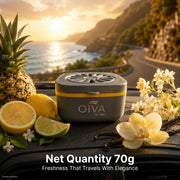 OIVA Citrus Air Gel Car Perfume – Refreshing Dashboard Air Freshener (70g)