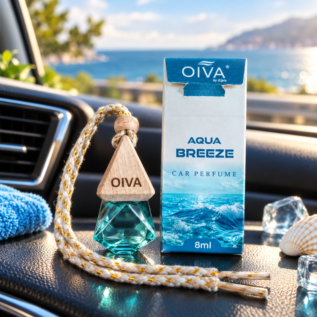 OIVA Car Hanging Perfume – Aqua Breeze | Best Car Freshener India