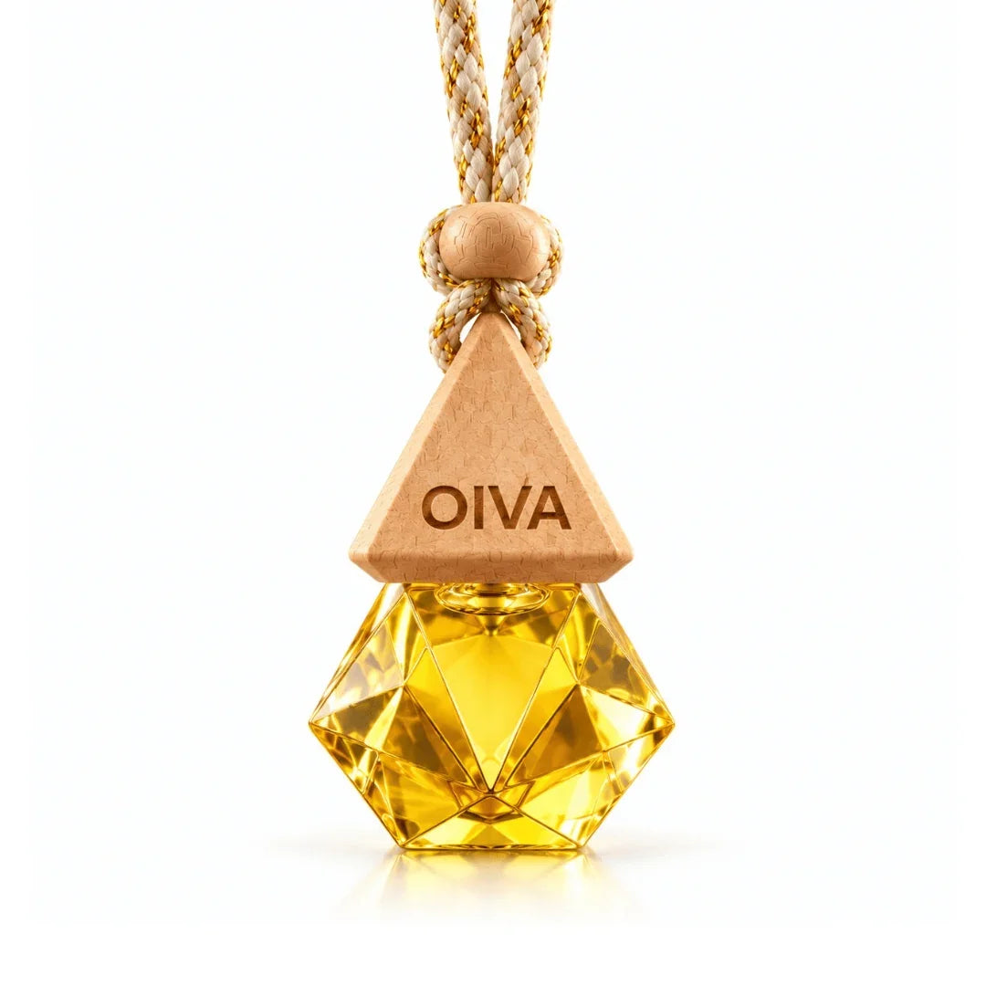 OIVA Delta Series Citrus Krush car hanging perfume – best luxury car perfume India