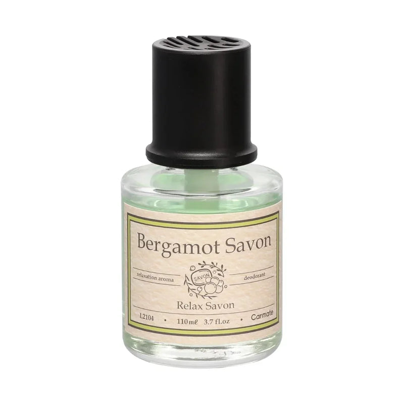 Carmate Bergamot Savon Relax Soap Car Air Freshener – 110ml Premium Japanese Deodorizer
