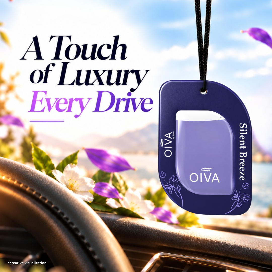 OIVA Car Hanging Perfume – Silent Breeze | Best Car Perfume India