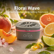 OIVA Floral Wave Gel Car Perfume – Long Lasting Dashboard Air Freshener (70g)