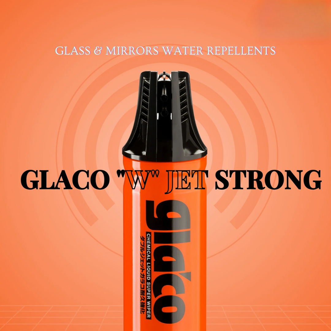 Soft99 Glaco W Jet Strong – 180ml | Water-Repellent Glass Coating for Cars