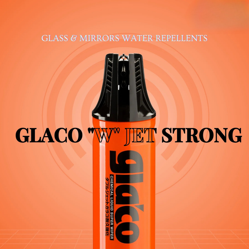 Soft99 Glaco W Jet Strong – 180ml | Water-Repellent Glass Coating for Cars